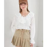 フロントリボンシアーフリルブラウス | MAJESTIC LEGON  | 詳細画像5 