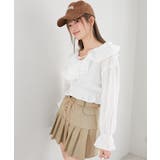 フロントリボンシアーフリルブラウス | MAJESTIC LEGON  | 詳細画像6 