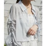 キラキラドロストシアーシャツ | MAJESTIC LEGON  | 詳細画像21 