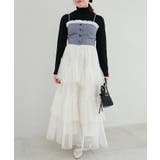 バイカラーフリルトリムビスチェ | MAJESTIC LEGON  | 詳細画像2 