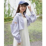 オープンショルダーショートシャツ | MAJESTIC LEGON | 詳細画像35