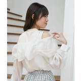タンクセットリボンシアーブラウス | MAJESTIC LEGON | 詳細画像9