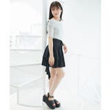 サイドラッフルティアードミニスカパン | MAJESTIC LEGON | 詳細画像18