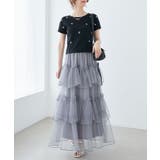 チュールギャザーティアードスカート | MAJESTIC LEGON | 詳細画像13