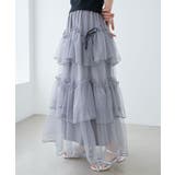 チュールギャザーティアードスカート | MAJESTIC LEGON | 詳細画像17