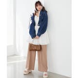 センタープレスタックワイドパンツ | MAJESTIC LEGON  | 詳細画像10 