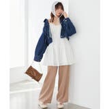 センタープレスタックワイドパンツ | MAJESTIC LEGON  | 詳細画像11 