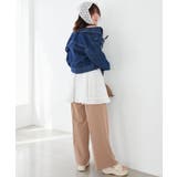 センタープレスタックワイドパンツ | MAJESTIC LEGON  | 詳細画像12 