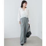 センタープレスタックワイドパンツ | MAJESTIC LEGON  | 詳細画像16 