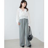 センタープレスタックワイドパンツ | MAJESTIC LEGON  | 詳細画像17 