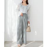 センタープレスタックワイドパンツ | MAJESTIC LEGON  | 詳細画像18 