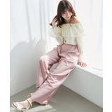 センタープレスタックワイドパンツ | MAJESTIC LEGON  | 詳細画像2 