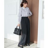 センタープレスタックワイドパンツ | MAJESTIC LEGON  | 詳細画像28 