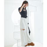 スリットビジュースウェットパンツ | MAJESTIC LEGON  | 詳細画像3 