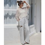 スリットビジュースウェットパンツ | MAJESTIC LEGON  | 詳細画像35 