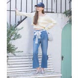 ◎レースベルトセット裾リボンデニム | MAJESTIC LEGON  | 詳細画像11 