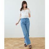 ◎レースベルトセット裾リボンデニム | MAJESTIC LEGON  | 詳細画像22 