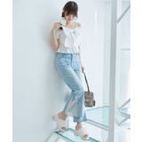 ◎レースベルトセット裾リボンデニム | MAJESTIC LEGON  | 詳細画像31 