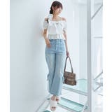 ◎レースベルトセット裾リボンデニム | MAJESTIC LEGON  | 詳細画像32 