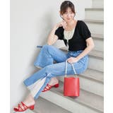 ◎レースベルトセット裾リボンデニム | MAJESTIC LEGON  | 詳細画像7 