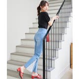 ◎レースベルトセット裾リボンデニム | MAJESTIC LEGON  | 詳細画像8 