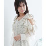 フリルリボン肩あきワンピース | MAJESTIC LEGON  | 詳細画像13 