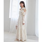 フリルリボン肩あきワンピース | MAJESTIC LEGON  | 詳細画像16 