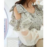 フリルリボン肩あきワンピース | MAJESTIC LEGON  | 詳細画像25 