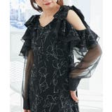 フリルリボン肩あきワンピース | MAJESTIC LEGON  | 詳細画像29 