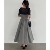 トップスセットデコルテオープンワンピ | MAJESTIC LEGON  | 詳細画像15 