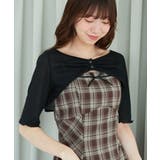 トップスセットデコルテオープンワンピ | MAJESTIC LEGON  | 詳細画像46 