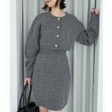 ケーブルショートカーデセットワンピ | MAJESTIC LEGON  | 詳細画像23 