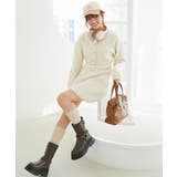 ケーブルショートカーデセットワンピ | MAJESTIC LEGON  | 詳細画像3 