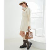 ケーブルショートカーデセットワンピ | MAJESTIC LEGON  | 詳細画像5 