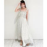 フリルショルダーレースアップワンピ | MAJESTIC LEGON  | 詳細画像12 