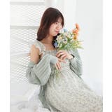 フリルショルダーレースアップワンピ | MAJESTIC LEGON  | 詳細画像18 