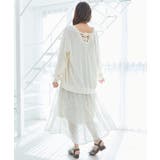 フリルショルダーレースアップワンピ | MAJESTIC LEGON  | 詳細画像22 