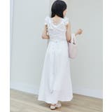 フリルショルダーレースアップワンピ | MAJESTIC LEGON  | 詳細画像49 