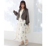 フラワーオフショルドッキングワンピ | MAJESTIC LEGON  | 詳細画像1 