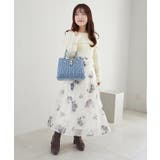 フラワーオフショルドッキングワンピ | MAJESTIC LEGON  | 詳細画像13 