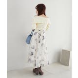 フラワーオフショルドッキングワンピ | MAJESTIC LEGON  | 詳細画像14 