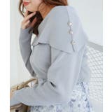 フラワーオフショルドッキングワンピ | MAJESTIC LEGON  | 詳細画像19 