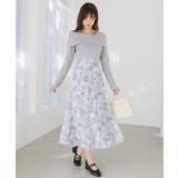 フラワーオフショルドッキングワンピ | MAJESTIC LEGON  | 詳細画像21 