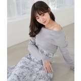 フラワーオフショルドッキングワンピ | MAJESTIC LEGON  | 詳細画像24 