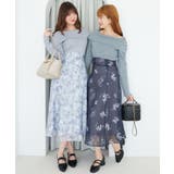 フラワーオフショルドッキングワンピ | MAJESTIC LEGON  | 詳細画像31 