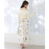 フラワーオフショルドッキングワンピ | MAJESTIC LEGON  | 詳細画像4 