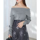 フラワーオフショルドッキングワンピ | MAJESTIC LEGON  | 詳細画像40 