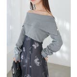 フラワーオフショルドッキングワンピ | MAJESTIC LEGON  | 詳細画像41 