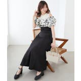 ウエストきゅっとフリルフレアワンピ | MAJESTIC LEGON  | 詳細画像12 