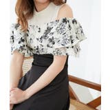 ウエストきゅっとフリルフレアワンピ | MAJESTIC LEGON  | 詳細画像20 